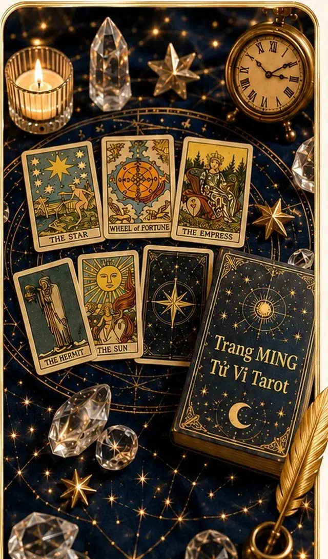 Minh họa Gói Tarot – Bài Tây theo thời gian