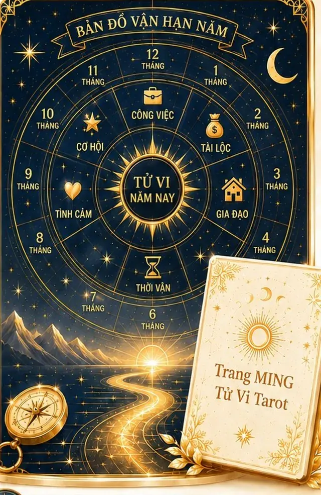 Minh họa Tử Vi vận hạn năm hiện tại